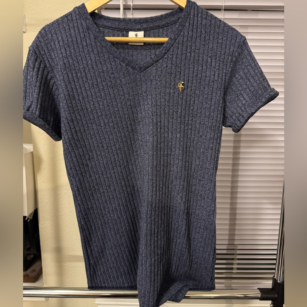 Fathersons Ribbed T-Shirt, Size Medium